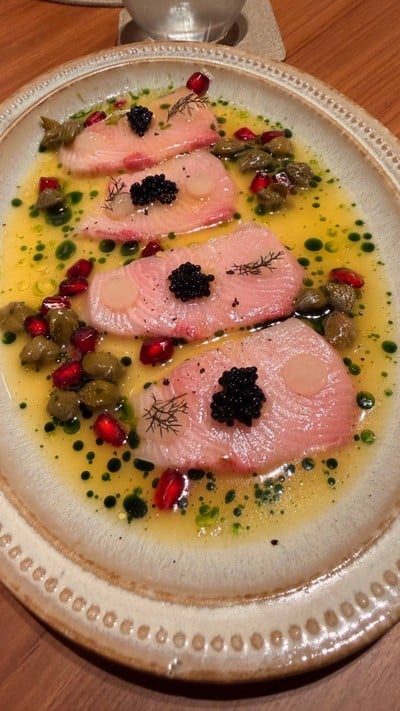 Crudo di ricciola