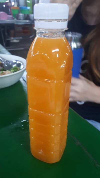 น้ำส้มแบบขวด