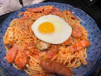 Sausage, Bacon & Spam with Napolitain