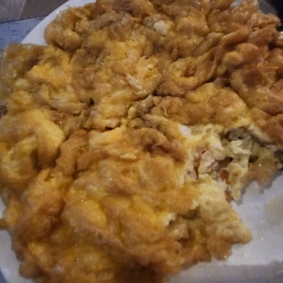 ไข่เจียวกุ้ง