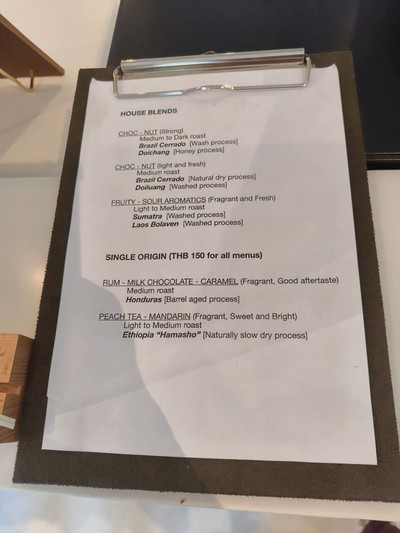 ป้ายราคาหรือสมุดเมนู