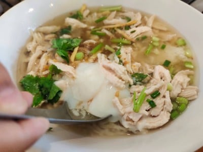 ข้าวต้มไก่สับ
