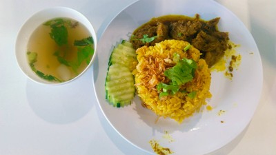 ข้าวหมกเนื้อ