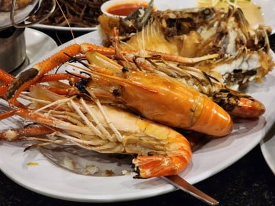 กุ้งใหญ่เผา