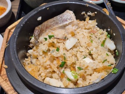 ข้าวอบปลามาได หอยเชลล์