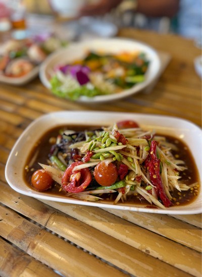 🥗 ตำปูปลาร้า.