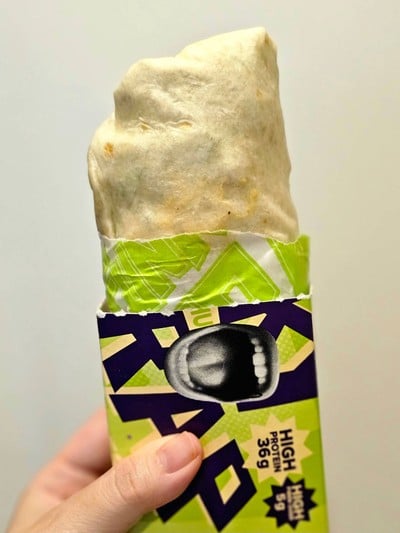 Buffalo Garlic Chicken Wrap