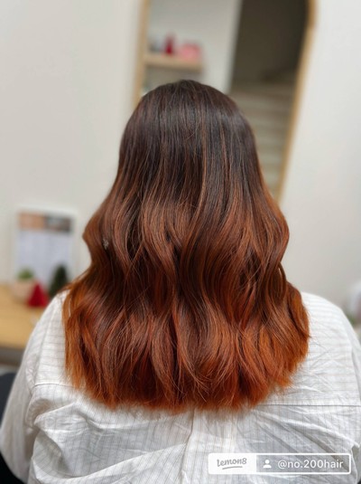 Freehand Balayage • มิติสีสวยละมุนแบบ Seamless 🎨  ลุคนี้ผมใช้เทคนิคบาลายาจ การเ