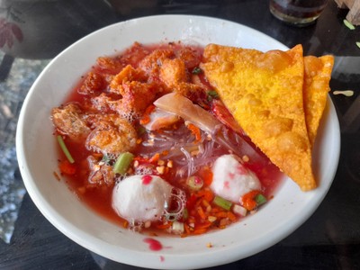 99 เย็นตาโฟ กุ้งกรอบ