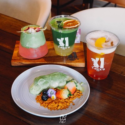 คาเฟ่ใหม่ย่านฝั่งธน T-Rex's Gastrobar สวยสไตล์คาเฟ่แอนด์บาร์