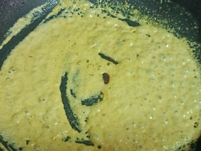 วิธีทำ ข้าวแกงเขียวหวานกุ้งทอด