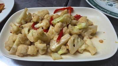 ผัดดอกกะหล่ำ