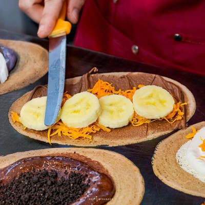 สาวกเผือกเลิฟเวอร์ห้ามพลาด! เมนูใหม่จากขนมเบื้องหวานผึ้งน้อยมาแล้วค่าา