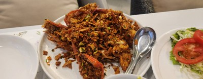 กุ้งทอดผัดพริกเกลือ