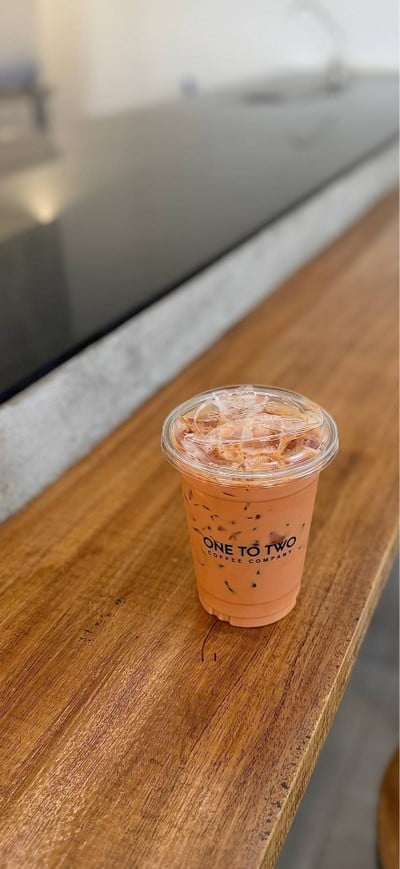 🫖 Iced Thai Milk Tea. (Price 60 Baht.)