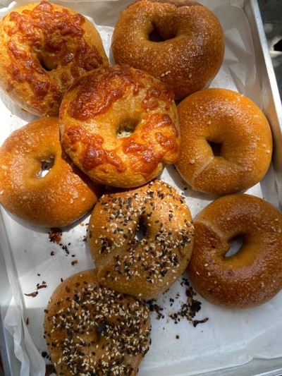 Real New York-style bagel.