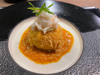 Suwei crab croquettes with crab paste