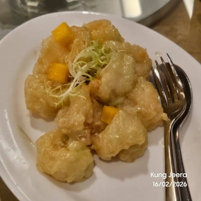 กุ้งทอดครีมสลัดวาซาบิ