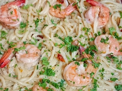 Spicy Creamy Shrimp Pasta Spicy Creamy Shrimp Pasta