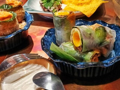 Pad Krapao Spring Rolls