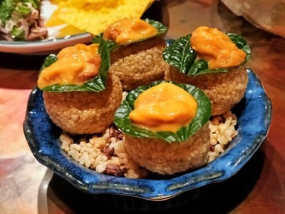 Sea Urchin Pani Puri