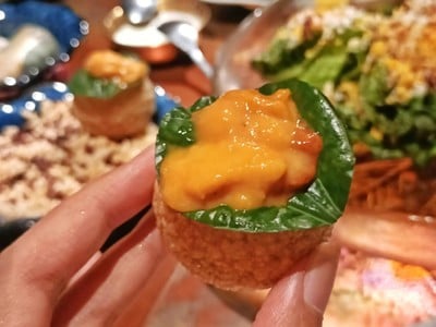 Sea Urchin Pani Puri