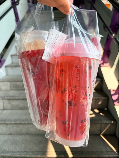 ชากุหลาบลิ้นจี่น้ำผึ้งมะนาว