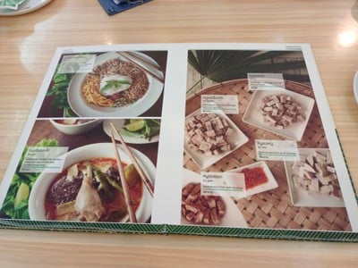 ป้ายราคาหรือสมุดเมนู