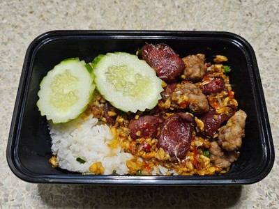 คั่วพริกเกลือพันธุ์แท้หมูปั้นทอด+กุนเชียง