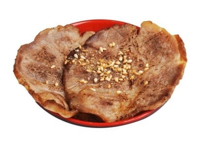 หมูชาชูไม่ติดมันย่าง