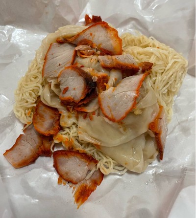 บะหมี่เกี๊ยวหมูแดงแห้ง