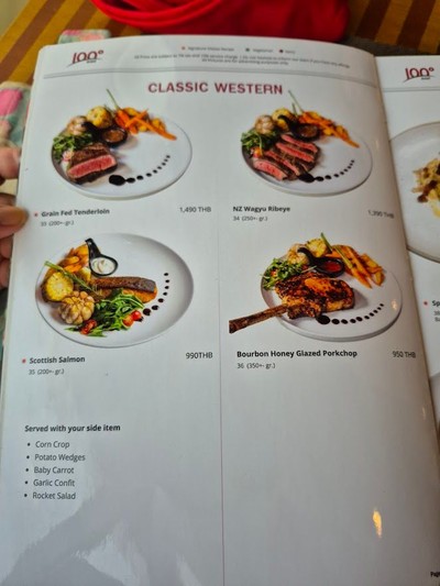 ป้ายราคาหรือสมุดเมนู