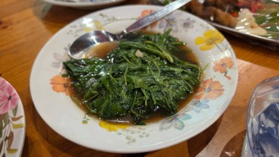 ผักลิ้นห่านผัดน้ำมันหอย