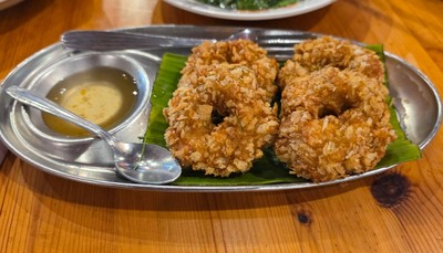 ทอดมันกุ้งเนื้อล้วน