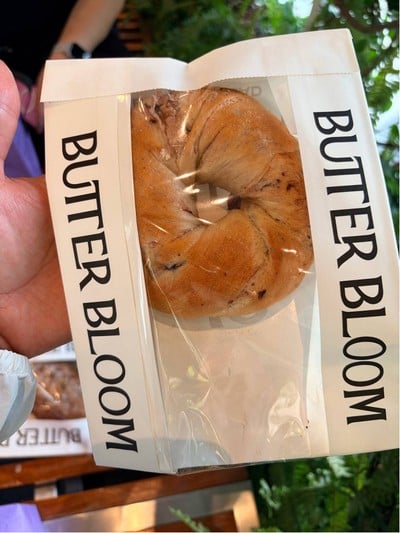 BLUEBERRY CRANBERRY CHEESE BAGEL