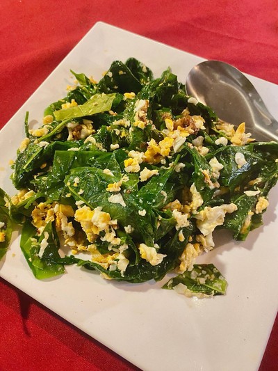 ผักเหลียงผัดไข่