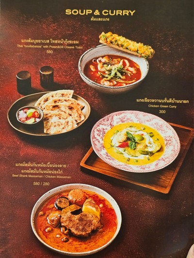 ป้ายราคาหรือสมุดเมนู