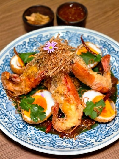 กุ้งสะใภ้ไข่ลูกเขย