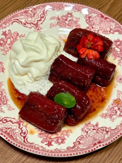 กล้วยน้ำว้าเชื่อมน้ำตาลคาราเมล