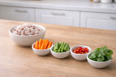 วิธีทำ แจกสูตร "ข้าวขยำแซลมอนแซ่บ" เมนูคลีน ๆ ทำง่ายที่อร่อยจนต้องซ้ำ วิธีทำ แจกสูตร "ข้าวขยำแซลมอนแซ่บ" เมนูคลีน ๆ ทำง่ายที่อร่อยจนต้องซ้ำ