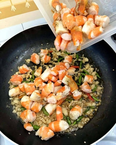 วิธีทำ Modify ซาแซ The Series- กุ้งผัดพริกขี้หนู