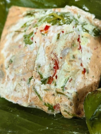 ห่อหมกเนื้อปลาช่อน กะหล่ำปลี ห่อเล็ก