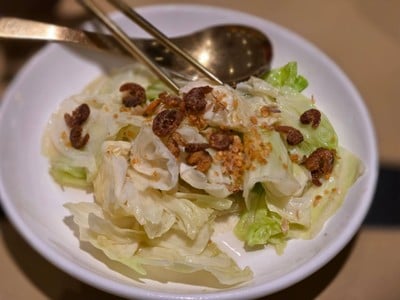 กะหล่ําปลีทอดน้ำปลา