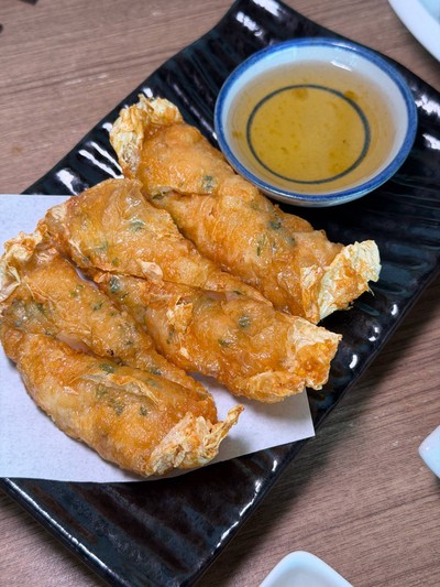 ฟองเต้าหู้ทอด Deep Fried Beah Curd Rolls