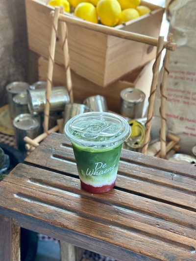 Strawberry Matcha Latte