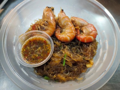 กุ้งอบวุ้นเส้น