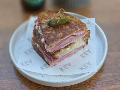 Ham and Cheese Sourdough Sandwich