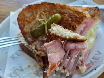 Ham and Cheese Sourdough Sandwich
