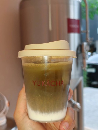 Hojicha latte