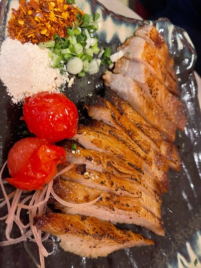 คอหมูย่าง (Grilled Pork Jowl)